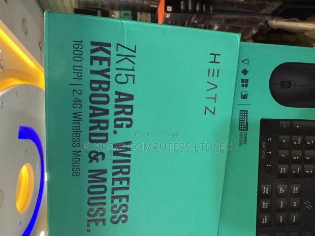Heatz Wireless Keyboard and Mouse Black Combo Original · Photo 2