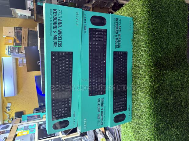 Heatz Wireless Keyboard and Mouse Black Combo Original · Photo 1