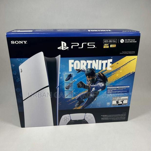 Ps5 Digital Slim + Fortnite Flowering Chaos Bundle Sealed · Photo 1