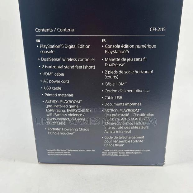 Ps5 Digital Slim + Fortnite Flowering Chaos Bundle Sealed · Photo 4