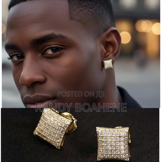925 Sterling Silver Gold Plated Earring · Photo 1