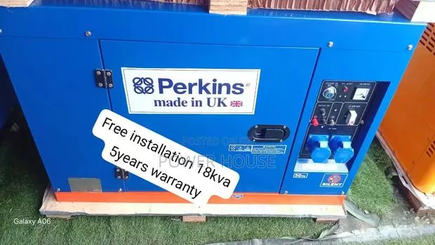 Perkins 18kva Diesel Generator – Ideal for Homes Businesses 18kva · Photo 1