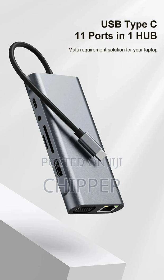11 Ports Type C Adapter Hub / Docking Station · Photo 3