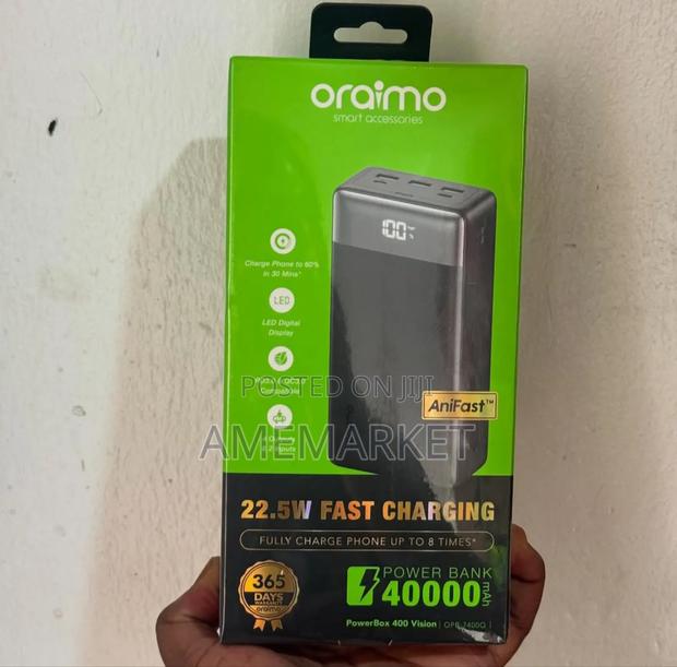 Oraimo Powerbox 400 Vision 40000mah 22.5w Power Bank · Photo 2