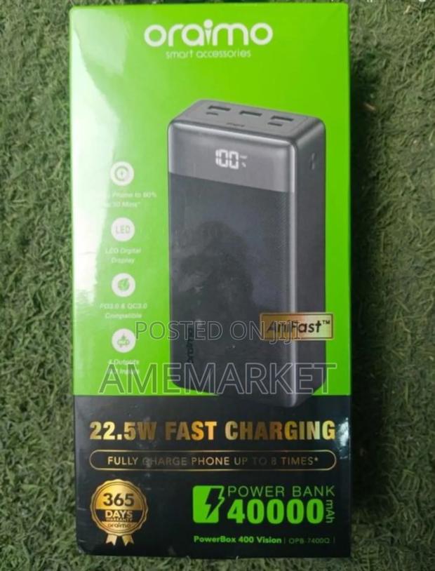 Oraimo Powerbox 400 Vision 40000mah 22.5w Power Bank · Photo 1