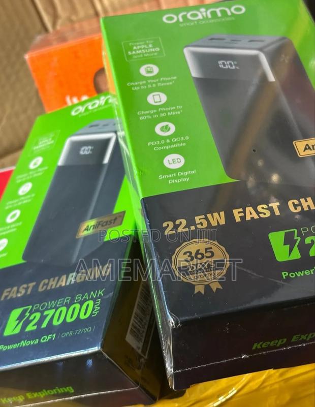 Oraimo Opb-7270q Powernova 27000mah 22.5w Power Bank · Photo 1