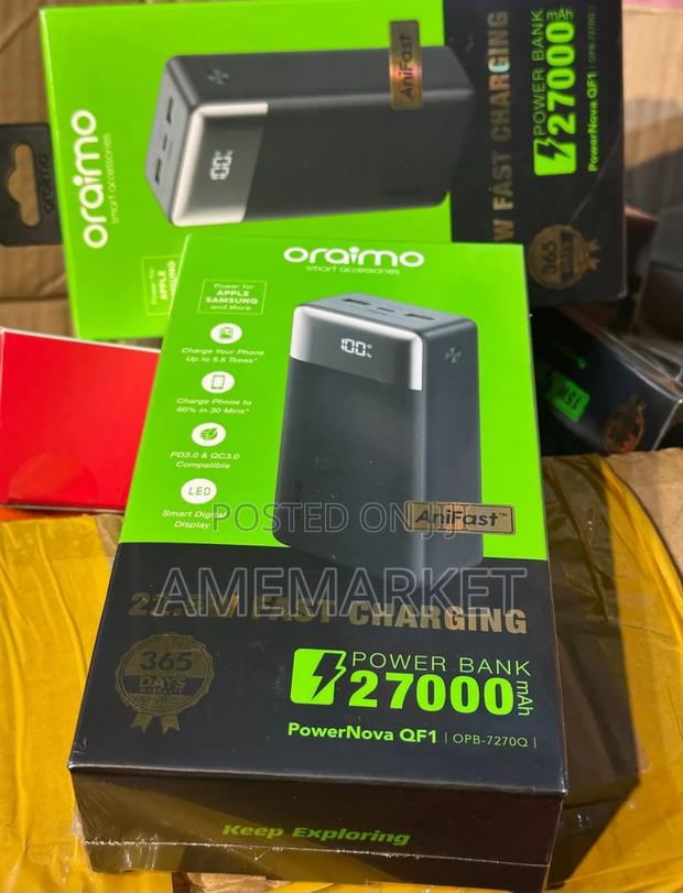 Oraimo Opb-7270q Powernova 27000mah 22.5w Power Bank · Photo 3