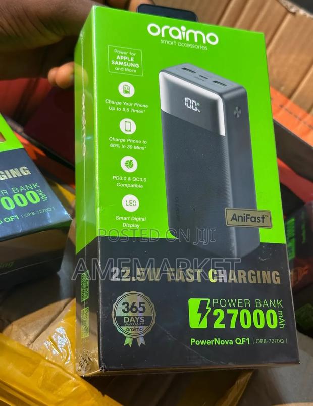 Oraimo Opb-7270q Powernova 27000mah 22.5w Power Bank · Photo 4