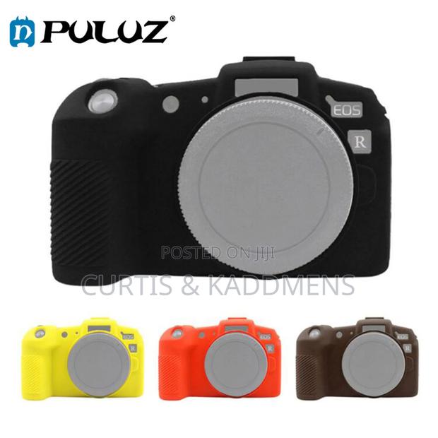 Canon R Silicone Protective Cover Black, Red, Yellow · Photo 1