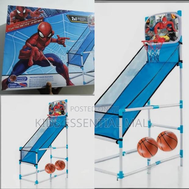 2 in 1spiderman Basketball Set for Kid's · Photo 1