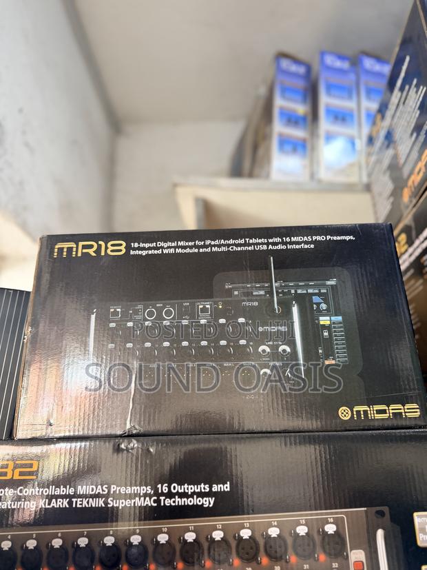 !!!!!Promo!!!!! Midas Mr18 18-Channel Tablet-Controlled Digital Mixer · Photo 1