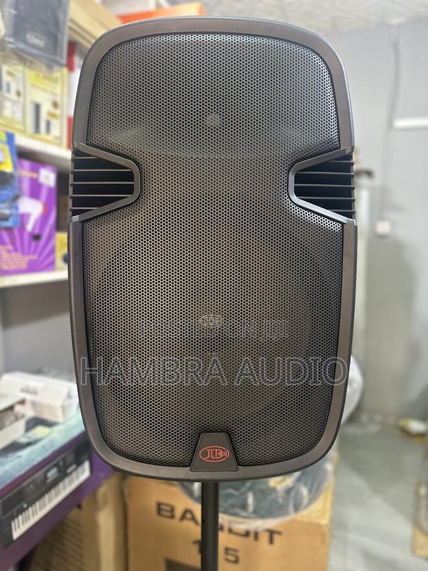 JLD 15” Rechargeable Active Speaker With Stand · Photo 1