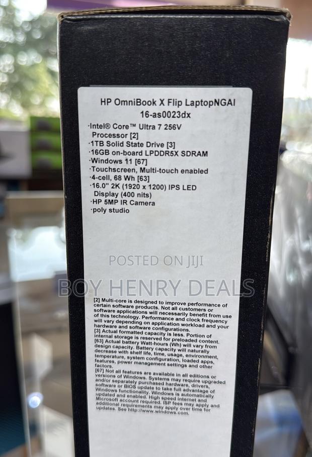 New Laptop HP OmniBook X Flip 16" 16GB Intel Core Ultra 7 SSD 1T · Photo 2