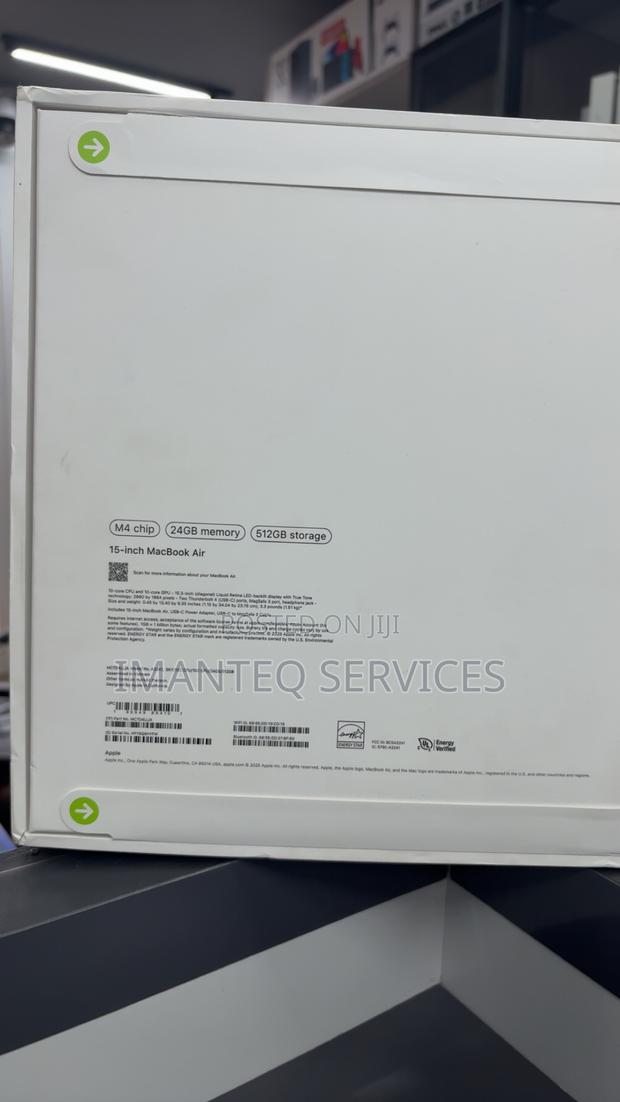 New Laptop Apple MacBook Air 2025 M4 15-inch 24GB Apple M4 SSD 512GB · Photo 2