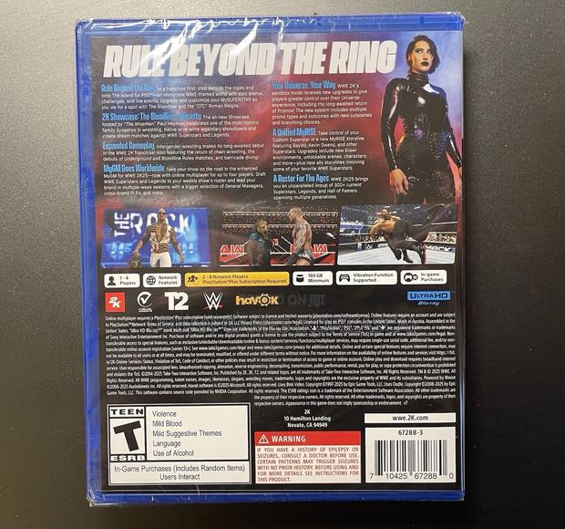 W2k25 Ps5 Wrestling Sealed · Photo 2