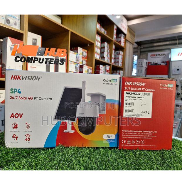 Hikvision Sp4 (Ds-2cfsp4/4g) 4mp 24/7 Solar 4g Pt Camera · Photo 1