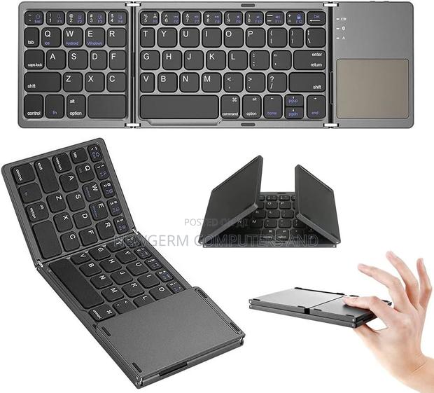 Foldable Bluetooth Keyboard With Touchpad Rechargeable · Photo 4