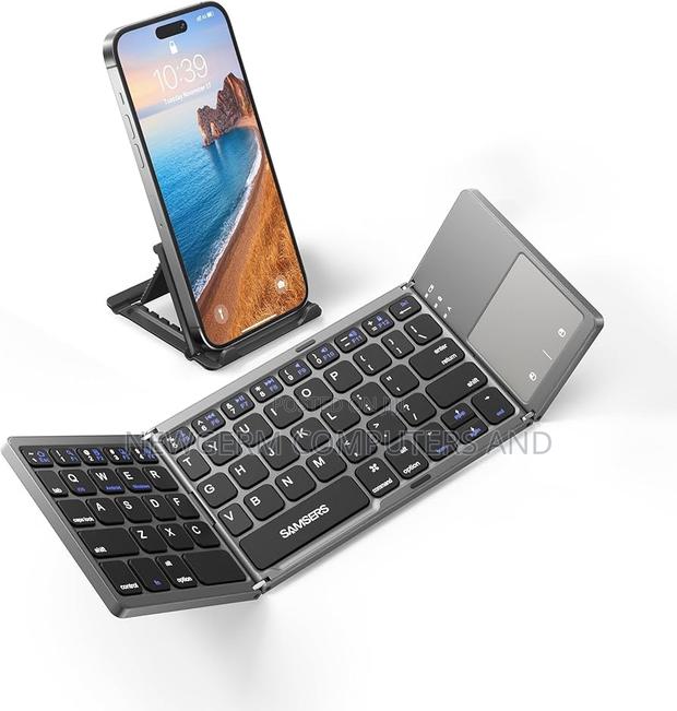 Foldable Bluetooth Keyboard With Touchpad Rechargeable · Photo 5