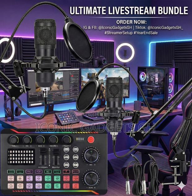 Go Live Like a Pro - Brand New Livestream / Podcasting Setup · Photo 1