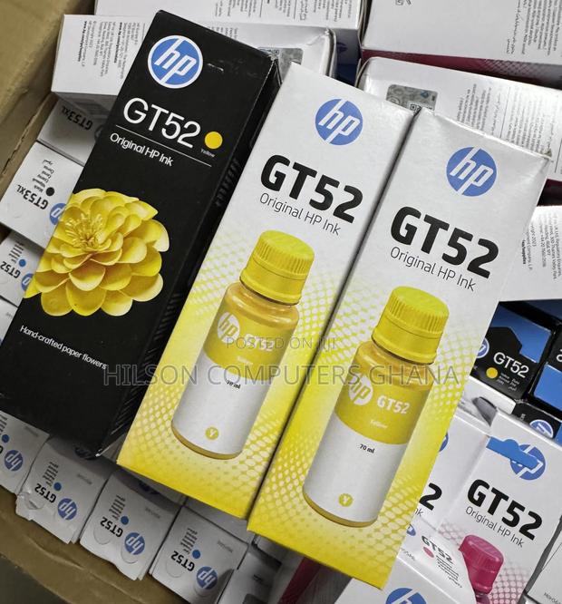 Hp Gt52 Original Ink Bottle Yellow - Genuine · Photo 2