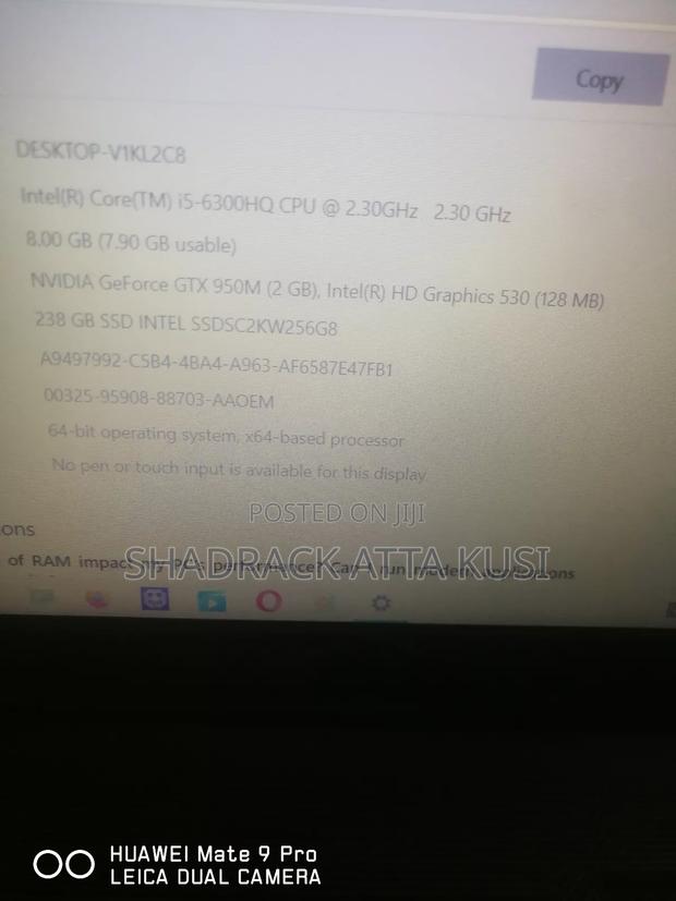Laptop Asus GL552VX 8GB Intel Core i5 SSD 256GB · Photo 5