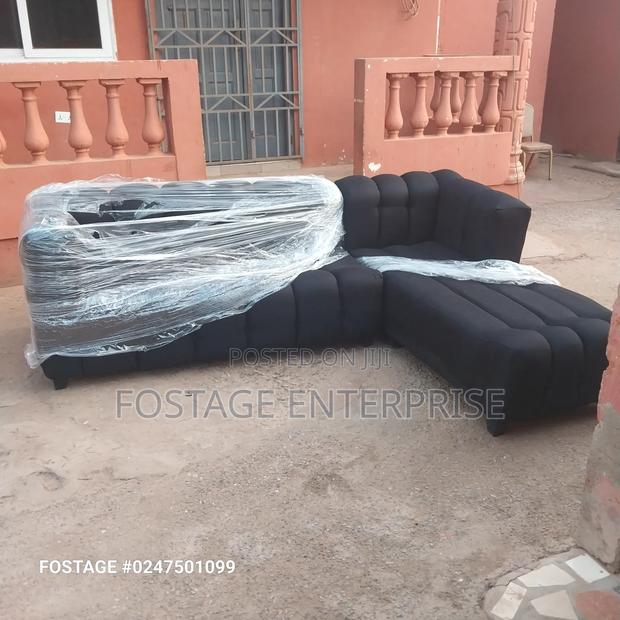 Newly Arrived High Quality Sectional Black L Shape Couch · Photo 1