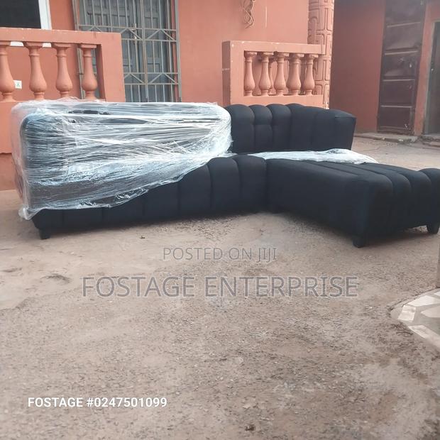 Newly Arrived High Quality Sectional Black L Shape Couch · Photo 3