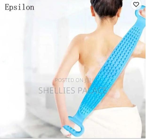 Body Wash Creative Double Sides Belt Silicone Scrubber · Photo 1