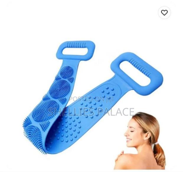 Body Wash Creative Double Sides Belt Silicone Scrubber · Photo 4