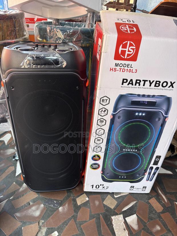Jac 10”X2 Partybox Speaker · Photo 1