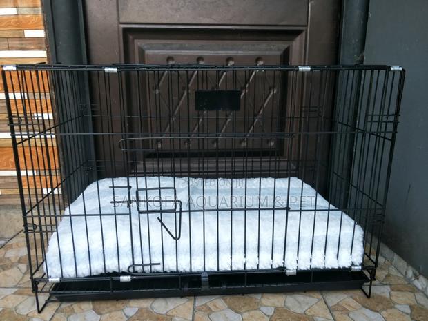 Strong Foldable Metallic Dog Cage 30 Inches 77x55x45 · Photo 1