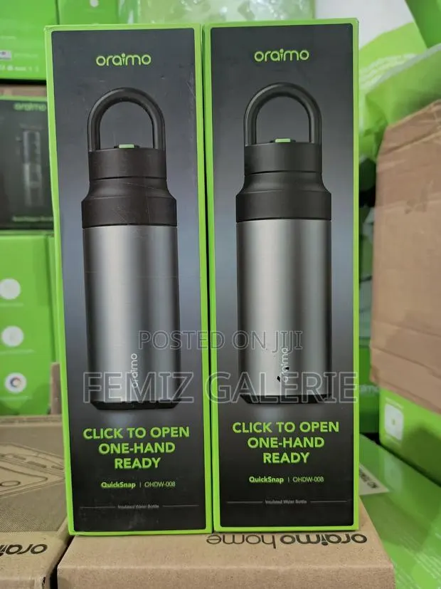 Oraimo QuickSnap 550 Portable Leakproof 550ml Insulated Water Bottle · Photo 1