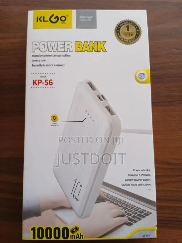 10000 Mah Power Bank With 3 Ports · Photo 1