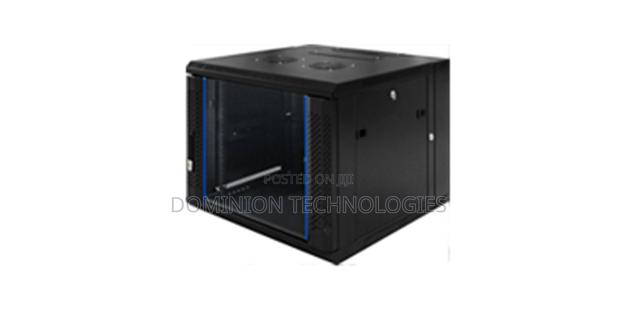 12u 600*600mm Deep Wall Box Flat Pack Black With 1 Fan · Photo 1