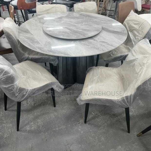 Modern Round Dining Set (Cz-Tf11-187) · Photo 1