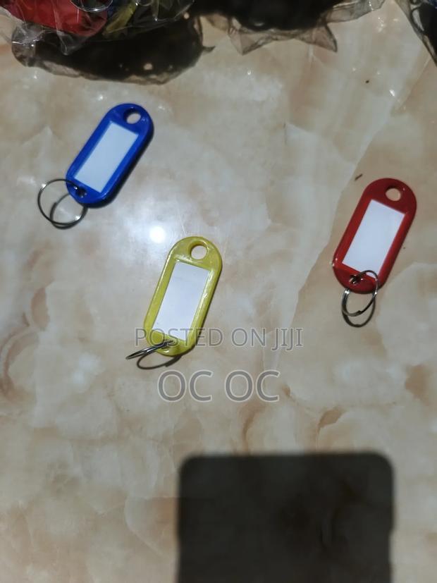 Plastic Key Tags And Key Rings, 40pieces · Photo 2
