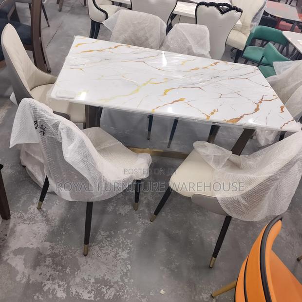 Lucien Gold 6 Seater Dining Table (
Cz-T113-F15(1+6). · Photo 1