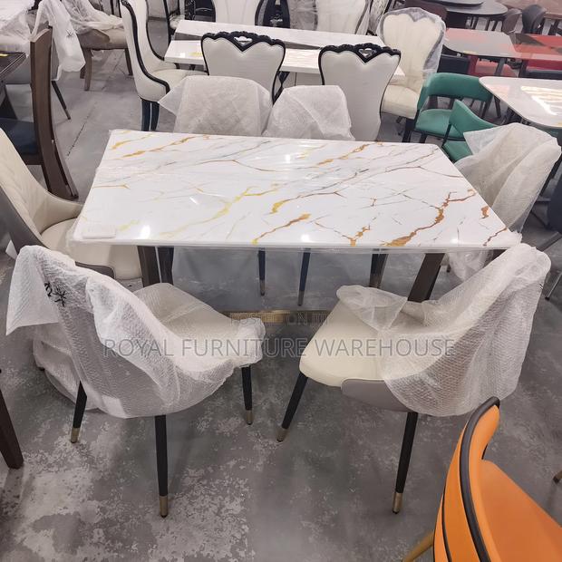 Lucien Gold 6 Seater Dining Table (
Cz-T113-F15(1+6). · Photo 2