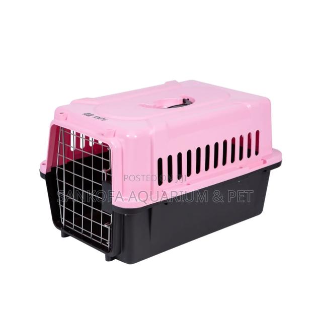 Quality Plastic Pink Black Dog Cage · Photo 1