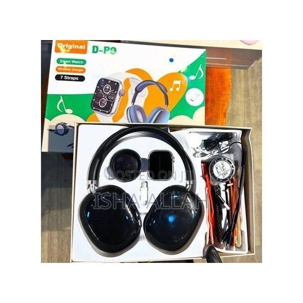 D-P9 Smart Watch. Watch , Headphones. Speaker . 7 Straps · Photo 4