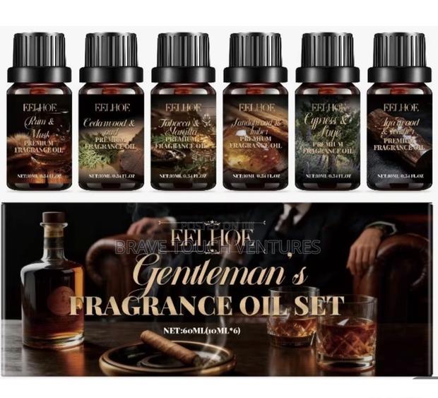 Gentleman’S Fragrance Oil for Aroma Diffuser 10ml Each - 6 Pieces · Photo 1