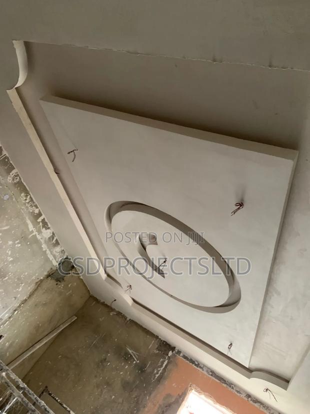 Pop Ceiling Painting,Wall Skimming,Tv Stand Design · Photo 2