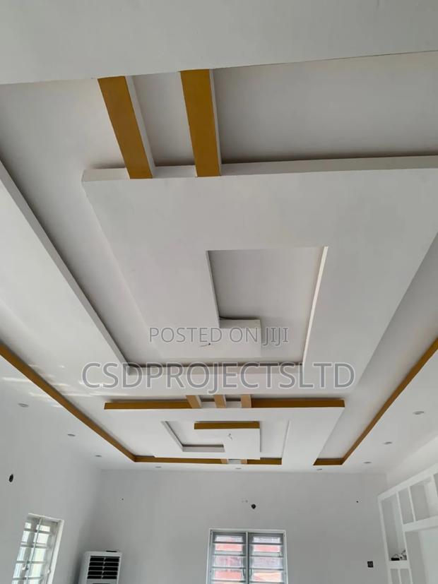 Pop Ceiling Painting,Wall Skimming,Tv Stand Design · Photo 5