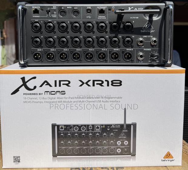 Behringer X Air Xr18 18-Channel Digital Mixer. · Photo 1