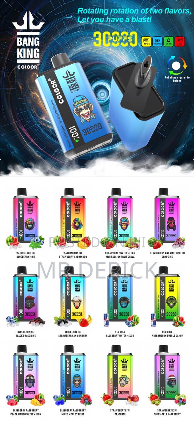 Bang King 30000 Puffs Disposable Vape, Rotating of 2 Different Flavors · Photo 5
