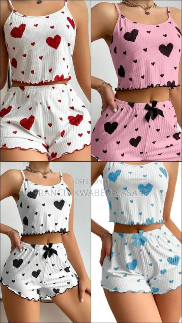 2 Pieces Crop Nightwear 40gh Wholesale · Photo 1