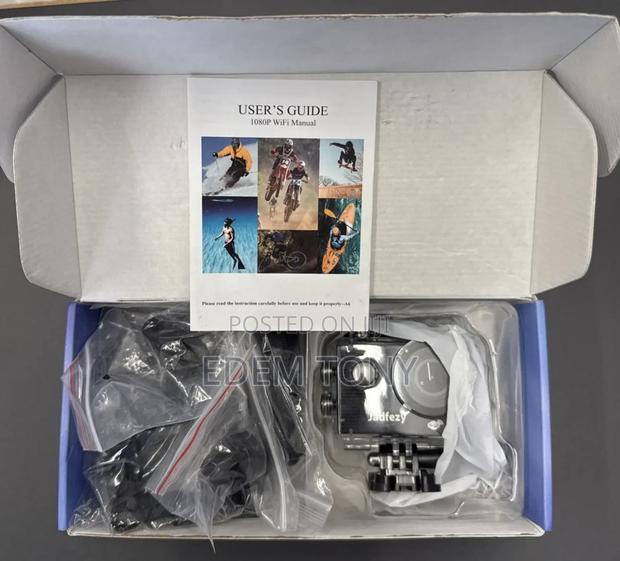 Jadfezy Action Camera FHD 1080p, 98ft/30m Underwater Waterproof · Photo 2