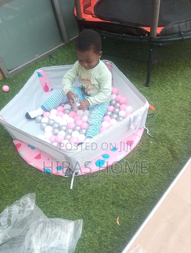 Smarttrike 2in1 Kids Trampoline With Convertible Play Pen Ocean Balls · Photo 1