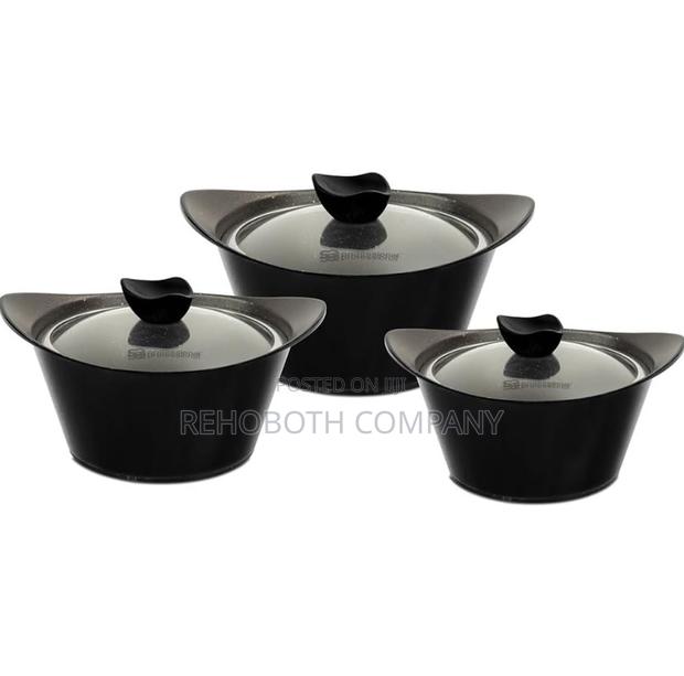Sq Professional Caia Marbell Die-Cast Stockpot Non-Stick Coating 3pc · Photo 2
