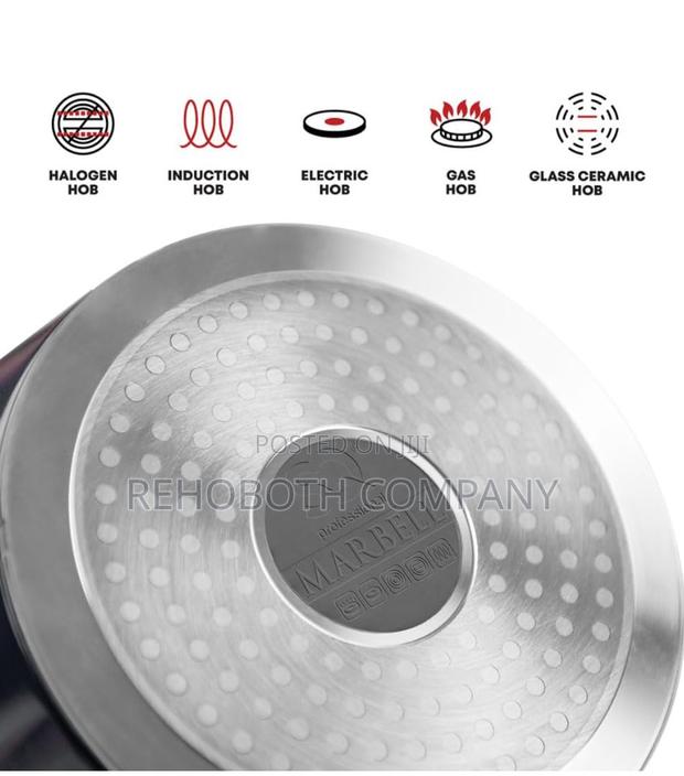 Sq Professional Caia Marbell Die-Cast Stockpot Non-Stick Coating 3pc · Photo 4
